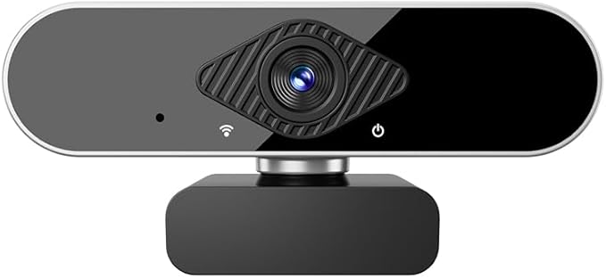 HD Webcam 1080P/2K/4K USB with Multiple Mounting Options for Desktop Laptop Gaming - Plug and Play Facial Recognition Video Conferencing