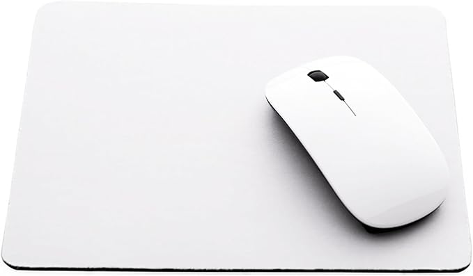 Nicunom 40 Pcs Sublimation Mouse Pad Blanks Heat Press Printing Crafts Mousepads 3mm Thick DIY Custom Mouse Pads Anti-Slip Rubber Mouse Mat for Office Laptop Computer Gaming