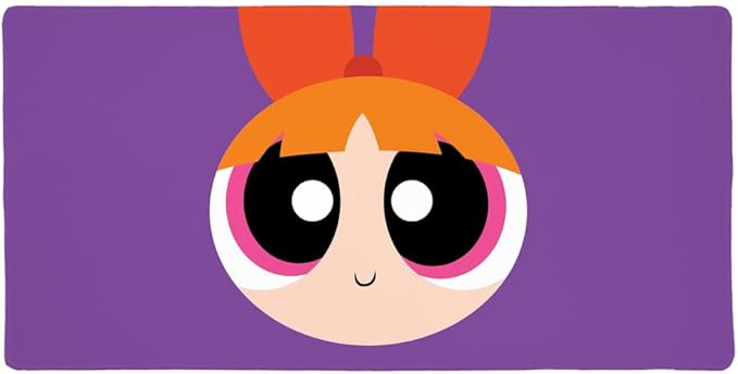 Powerpuff Girls Blossom Head Large Gaming Mouse Pad Desk Mat with Stitched Edges Non-Slip Base for Gamer Home and Office 31.5 x 15.7