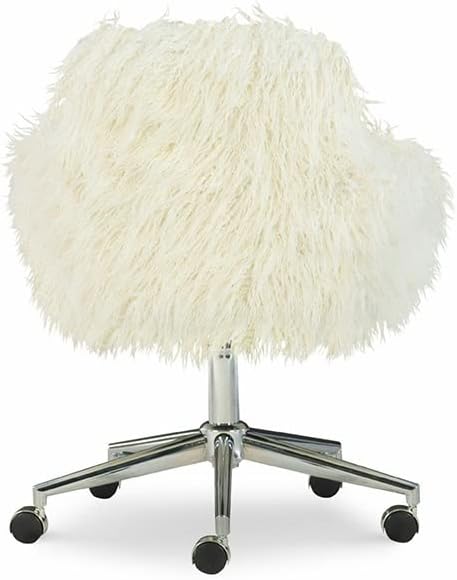 Office Chair Gaming Chair Computer Chair Adjustable Height Office Chair Gaming Chair Computer Chair Office Chairs (Color : Argento Size : Light Grey)