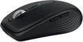 Logitech MX Anywhere 3S Compact Wireless Mouse Fast Scrolling 8K DPI Any-Surface Tracking Quiet Clicks Programmable Buttons USB C Bluetooth Windows PC Linux Chrome Mac - Black (Renewed)