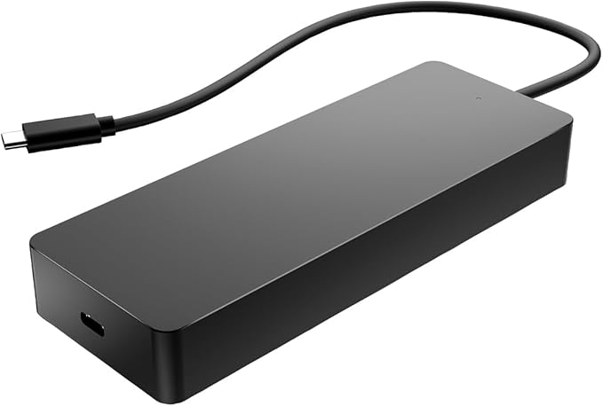 HP Universal Multiport Dock Dual 4K Displays for Business and Display Port Bundled with Desk Mount Dual Monitor Stand MK270 Wireless Keyboard/Mouse Set and Gel Pads
