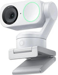 Insta360 Link 2（White）- PTZ 4K Webcam for PC/Mac 1/2 Sensor AI Tracking HDR AI Noise-Canceling Mic Gesture Control for Streaming Video Calls Gaming Works with Zoom Teams Twitch &amp More
