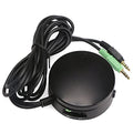 DROK® Computer Speakers Headphones Audio Switch Converter Volume Control Speaker Switching Device for Switching Back and Forth Between Computer Audio and Headphones with 5 Feet Cable