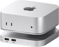 Hagibis Mac mini M4 Hub &amp Stand with 40Gbps SSD Enclosure 3 in 1 USB Type-C Docking Station with 40Gbps M.2 NVMe SSD Case USB2.0 * 3 3.5mm Jack AUX (MC60 Pro)