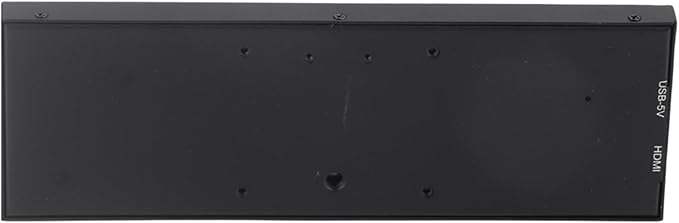 Brrnoo Bar LCD Screen Capacitive LCD Display 60Hz 16.7M Display Color 5:16 900:1 Contrast Ratio DC 5V Stretched Bar LCD Screen (Capacitive Touchscreen)
