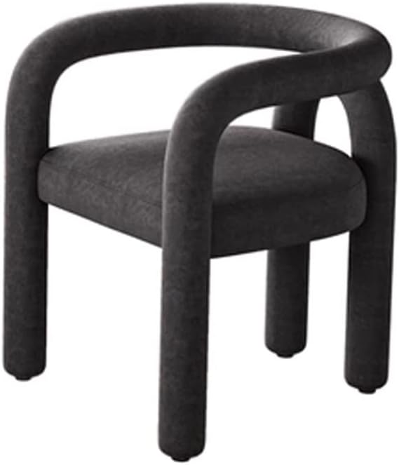 Office Chair Gaming Chair Computer Chair Cosmetic Chair Scandinavian Living Room Furniture Leisure Chair Reclining Dining Chair Cashmere Sofa Armchair Makeup Stool (Color : Argento Size : 1