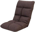 Floor Chair Floor Chair Folding Single Sleep Independent Liner Lazy Leisure Sofa Removable and Washable Computer Bed Chair 5 Levels Adjustable Simple Meditation Chair (Color : Light Blue)