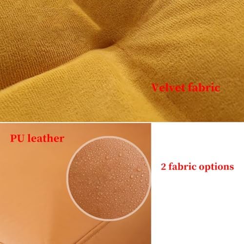 BTZHY Floor Chair Floor Chair with Backrest Foldable Floor Chair for Adults Lazy Sofa Meditation Chair Window Chair Floor Seating Lounge for Reading Watching TV Meditation (/Orange)