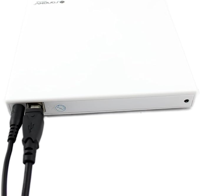 SANOXY Slim USB 2.0 External Portable USB Combo DRIVE-USB2-CDDVD Combo (White)