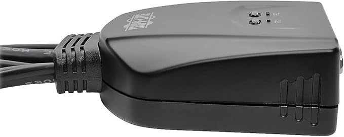 Tripp Lite 2-Port USB VGA Cable KVM Switch with Cables &amp USB Peripheral Sharing 2048 x 1536 (B032-VU2)