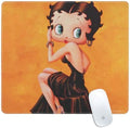 Skinit Medium Gaming Mouse Pad - Officially Licensed Betty Boop Little Black Dress Design with Stitched Edges Waterproof Non-Slip Rubber Base Desk Mat for Keyboard &amp Mouse 17.7 x 15.75 inche