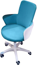 Gaming Chair Bedroom Accent Chairs Cute Computer Desk Chair Swivel Home Office Desk Chairs Liftable Kitchen Chairs Study Backrest Reading Desk Chair for Living Room Bedroom (Color : Blue B)