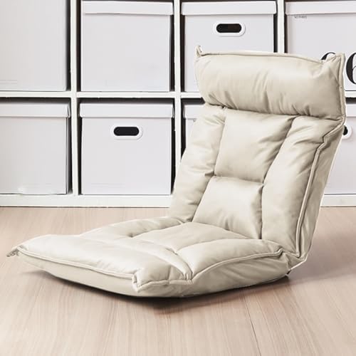 Floor Chair Floor Chair with Backrest Foldable Folding Sofa Chair Lazy Sofa Meditation Chair Window Chair Floor Chair Gaming Padded Sofa Bed Recliner Chair Floor Chairs for Adults (/Black)