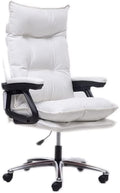 Office Chair Desk Chair Computer Chair Home Desk Chair Study Reclining Massage Office Swivel Chair Comfortable Game Gaming Lunch Break Seat Gaming Chair (White)