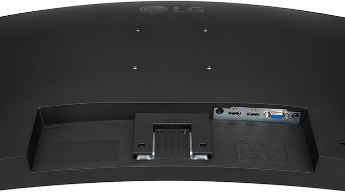 LG 32 inch Curved Monitor FHD VA Display 100Hz 5ms AMD FreeSync Dynamic Action Sync Black Stabilizer Reader Mode Flicker Safe Auto Input Switch OnScreen Control with 5ave HDMI4 Cable