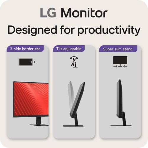 LG 32U631A-B 32-inch QHD (2560 x 1440) IPS Computer Monitor 100Hz 5ms HDR10 Reader Mode Flicker Safe HDMI USB Type-C 15W PD Black