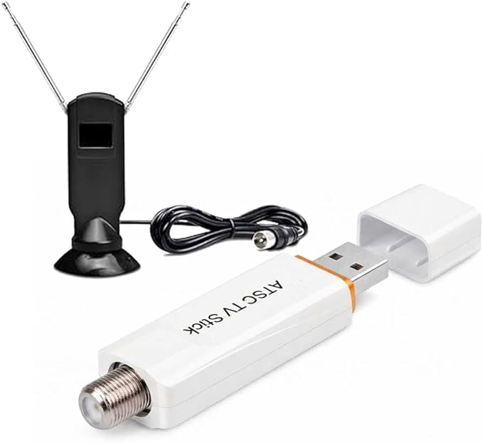 USB Digital TV Tuner DVR Adapter for Over-The-Air + Clear QAM Channels