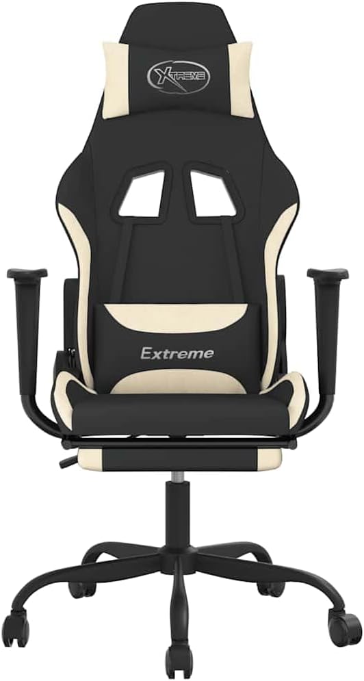 Ergonomic Massage Gaming Chair Height Adjustable Swivel Computer Game Chair for Home Office Adults &amp Gamer