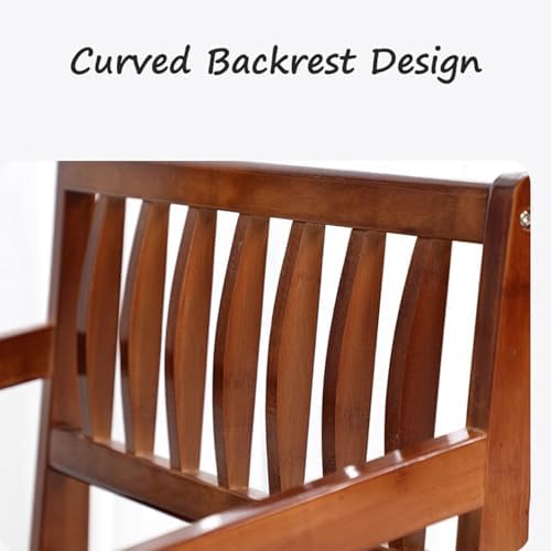 BTZHY Floor Chair Portable Floor Chair with Backrest Japanese Style Wooden Lazy Floor Chair with Armrests Legless Tatami Chair for Bay Window Living Room Bedroom