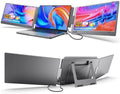 KYY Laptop Screen Extender 14'' FHD 1080P USB-C Portable Monitor IPS Computer Monitor Dual Monitor for Triple Screen for 12-16 Laptop (Mac Wins Android) Driver Need