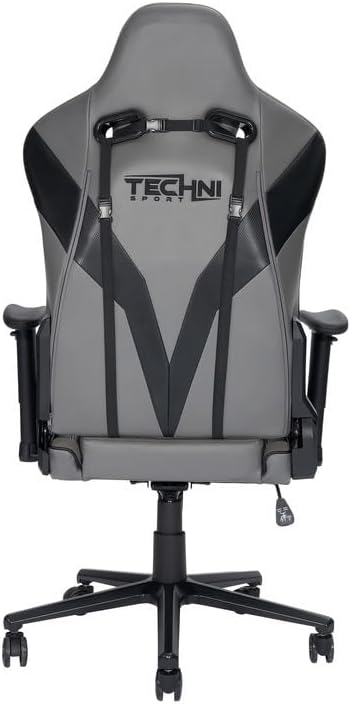 Maykoosh Gaming Chair XL Ergonomic - Adjustable Height Recline &amp Memory Foam - Grey