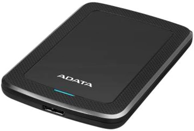 ADATA Hard Drive - 2 TB - External (Portable) - USB 3.1-256-bit AES - Black