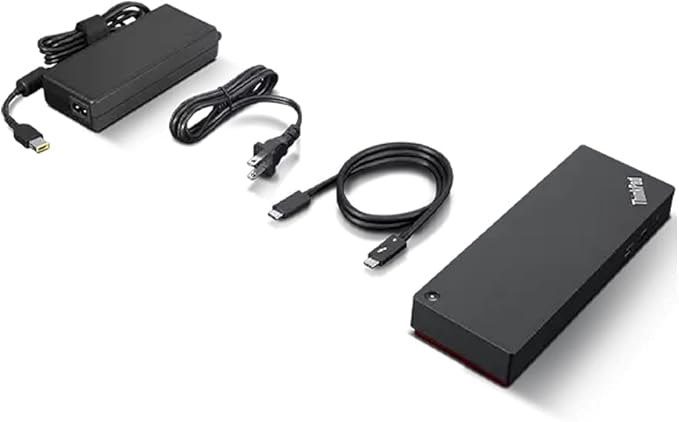 Lenovo 40B00135US Thunderbolt 4 ThinkPad Universal Dock 8K Display Support Up to 100W Power Delivery (Renewed)