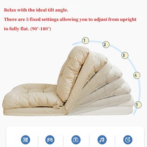 Floor Chair Floor Chair With Backrest Foldable Lazy Sofa Meditation Chair Window Chair Floor Chair Gaming Floor Chair Sofa Bed Single Seater Sofa Adjustable Lounge Recliner Chair For The Living Ro