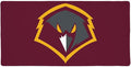 University of Charleston Primary Logo Large Gaming Mouse Pad Desk Mat with Stitched Edges Non-Slip Base for Gamer Home and Office 31.5 x 15.7