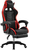 Video Gaming Chair Racing Recliner with Footrest High Back Ergonomic Office Desk Chair Adjustable Armrests (Pink)(Type 3)