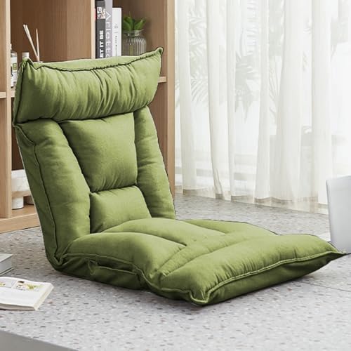 Floor Chair Floor chair with backrest foldable and headrest lazy sofa meditation chair window chair floor chair for adults comfortable armless lounge chair gaming chair ideal for reading (/Lig