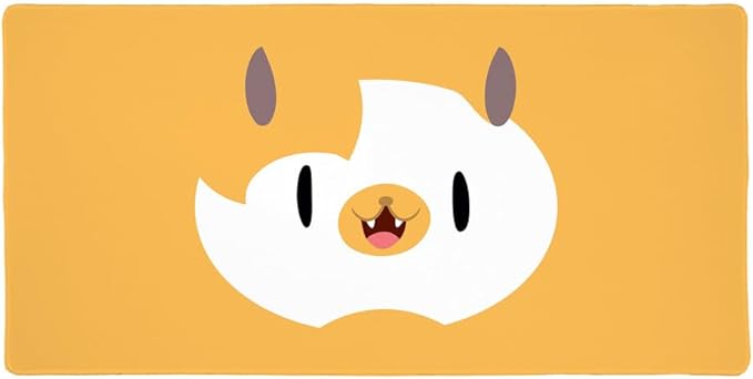 Adventure Time Cake Head Large Gaming Mouse Pad Desk Mat with Stitched Edges Non-Slip Base for Gamer Home and Office 31.5 x 15.7