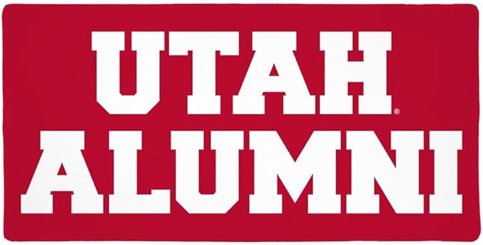 University of Utah Alumni Large Gaming Mouse Pad Desk Mat with Stitched Edges Non-Slip Base for Gamer Home and Office 31.5 x 15.7