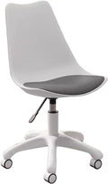 Gaming Chair Home Office Desk Chairs With Wheels Computer Accent Chairs Swivel Makeup Chair Dormitory College Students Study Backrest Chair For Bedroom Living Room Balcony ( Color : Gray A )