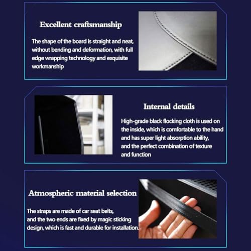 Adjustable Leather Monitor Hood – Universal Sunshade for 19-32 Inch Screens Multi-Function Light Blocker Compatible with All Brands Reduces Glare &amp Enhances Focus