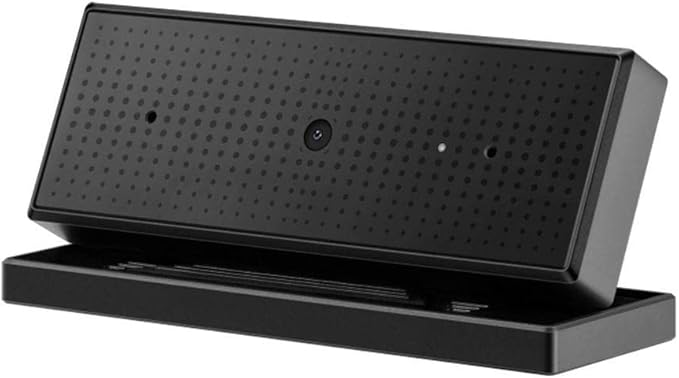 ASUS ROG Eye S Streaming Gaming Webcam (1080p 60 FPS Face Auto Exposure Autofocus AI Noise-Cancelling Beamforming Microphones Compact &amp Foldable Design Aluminum Alloy Adjustable Base)