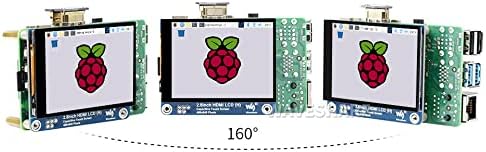 2.8inch HDMI IPS LCD 480×640 Capacitive Touch Display USB-C or I2C Touch Port Adjustable Brightness Fully Laminated Screen Support All Raspberry Pi Jetson Nano PC Windows 11 / 10 / 8.1 / 8 / 7