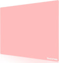 Glass Mousepad with Hard Surface for Gaming Ultra Smooth Mouse Mat Water-Resistant Large Mouse Pad Precision Speed Control for Esport Games/Office Pink XL(15.7’’×19.6’’)