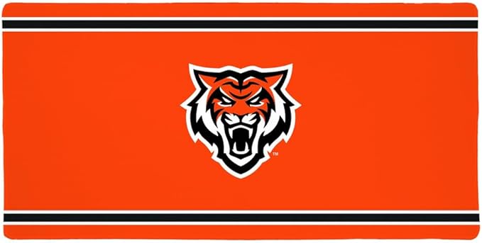 Idaho State University Primary Logo Stripes Large Gaming Mouse Pad Desk Mat with Stitched Edges Non-Slip Base for Gamer Home and Office 31.5 x 15.7