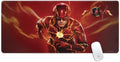 Skinit Extra Large Gaming Mouse Pad - Officially Licensed DC Comics The Flash Movie: The Fastest Man Alive Design with Stitched Edges Waterproof Non-Slip Rubber Base Desk Mat for Keyboard &amp Mou
