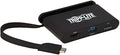 Tripp Lite USB-C Hub with 4K HDMI USB-A USB-C Pd Charging (5A 100W) Thunderbolt 3 DisplayPort Alt Mode 5 Gbps Black (U444-T6N-H4UBC)