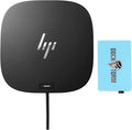 HP USB-C Essential Dock G5 78L94AA#ABA (8 in 1 Universal USB-C Adapter for Thunderbolt-Enabled Laptops Notebooks and PCs -Single Cable for Charging Networking or Data Transfers) Bundle With USB Hub
