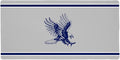 Dickinson State University Blue Hawks Primary Logo Stripes Large Gaming Mouse Pad Desk Mat with Stitched Edges Non-Slip Base for Gamer Home and Office 31.5 x 15.7