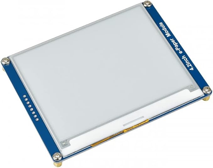4.2inch E-Ink Display E-Paper Screen Module for Raspberry Pi 4B+ 4B 3B+ 3B 2B+ Zero W WH 2 W Jetson Nano SPI Interface 400x300 Resolution
