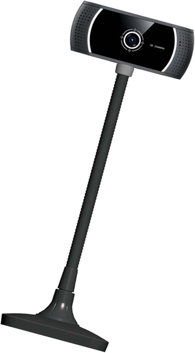 Conference Camera USB2.0 Connection 720P ResolutionNoise Cancellation 360 Degree Autofocus Streaming Webcam