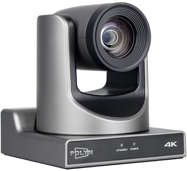 4K AI Tracking Camera 60Hz Ultra HD Webcam with Auto Face Tracking Video Conference Camera for Live Streaming and Professional Meetings
