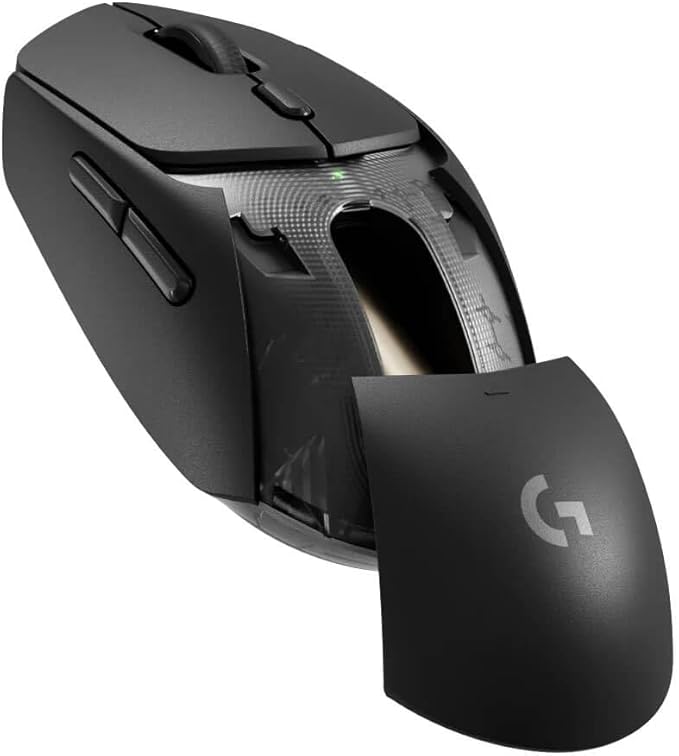 Logitech G309 Lightspeed Wireless Gaming Mouse Lightweight LIGHTFORCE Hybrid Switches Hero 25K Sensor 86g &amp 300+ hr Battery Life with AA Battery 6 Programmable Buttons PC &amp Mac - Black (