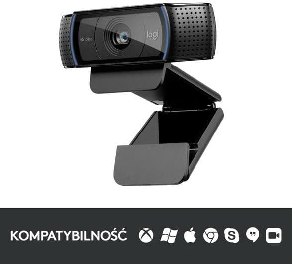 Logitech HD Pro C920 Webcam USB 2.0 1920 x 1080 pixels Black
