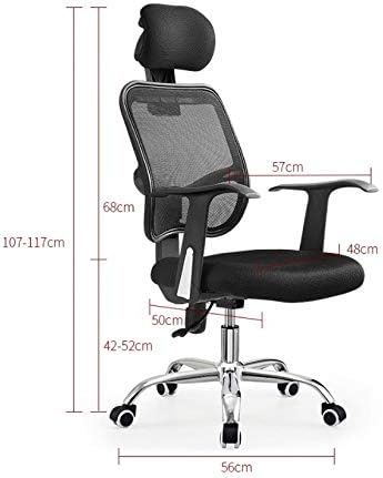 Office Chair Gaming Chair Computer Chair Mesh Computer Chairs and Lightweight and Breathable Office Chairs (Color : Argento)